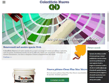 Tablet Screenshot of colorificionuovo.com